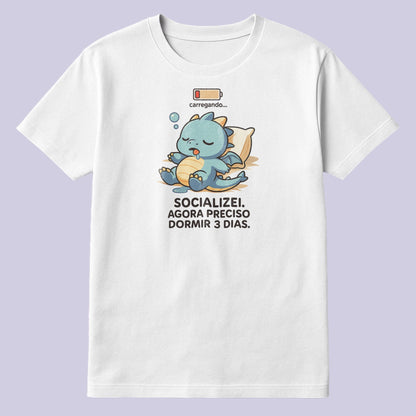 SOCIALIZEI. Agora preciso dormir 3 dias.