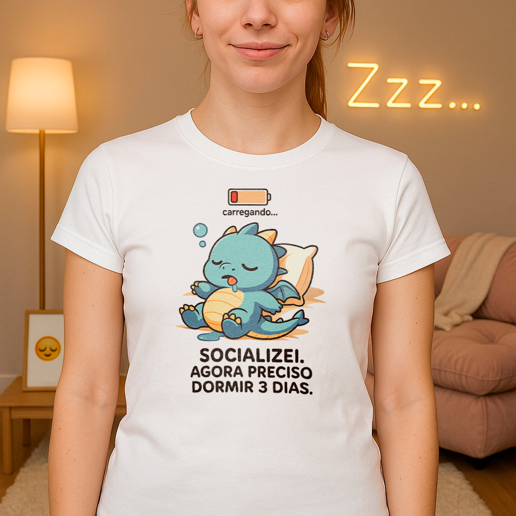 SOCIALIZEI. Agora preciso dormir 3 dias.
