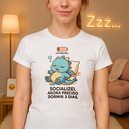 SOCIALIZEI. Agora preciso dormir 3 dias.